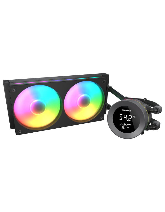 Cougar Poseidon Vistek 240 ARGB Black
