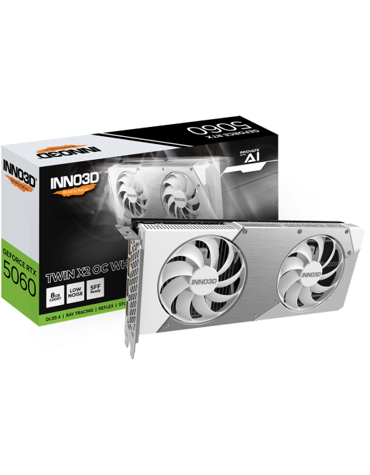 INNO3D GeForce RTX™ 5060 TWIN X2 OC WHITE INNO3D GeForce RTX™ 5060 TWIN X2 OC WHITE