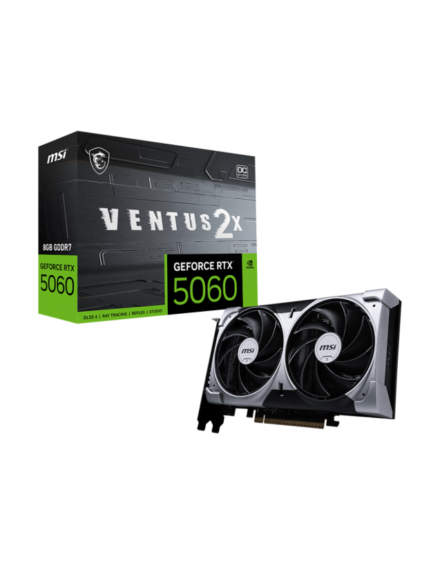 MSI RTX 5060 VENTUS 2X OC 8GB MSI RTX 5060 VENTUS 2X OC 8GB