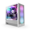 NZXT H5 (2024) Flow RGB Edition ATX Mid Tower Chassis White