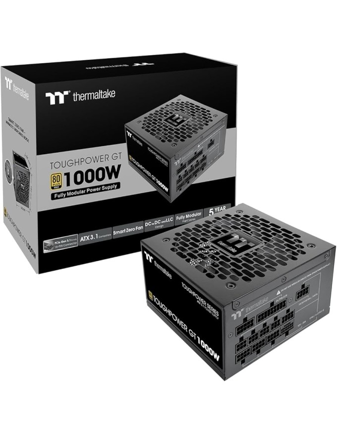 Thermaltake Toughpower GT 1000W ATX3.1 GEN5 80+ Gold Thermaltake Toughpower GT 1000W ATX3.1 GEN5 80+ Gold