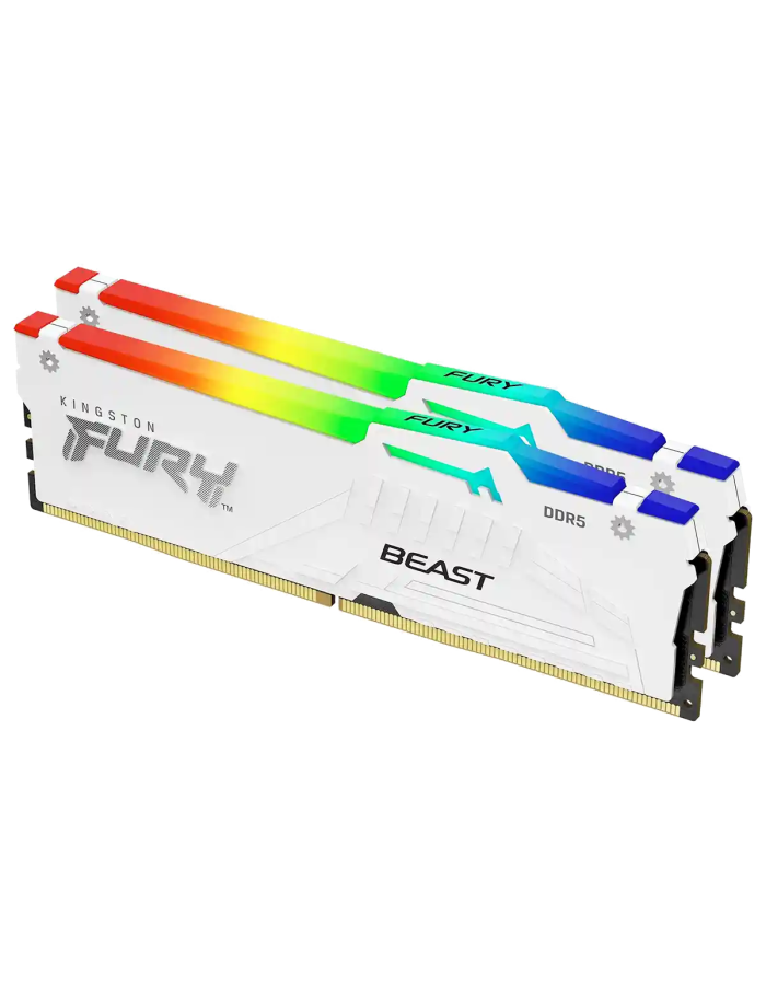 Kingston FURY Beast 32GB DDR5 5200MHz White RGB KIT