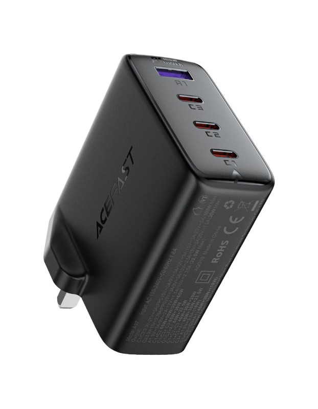 Acefast A97 PD100W GaN (3*USB-C+USB-A) charger (UK) Acefast A97 PD100W GaN (3*USB-C+USB-A) charger (UK)
