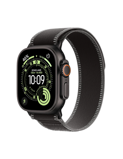 Watch Apple Watch Ultra 3 (2025) 5G 49mm Black Titanium Case with Trail Loop S/M - Black/Charcoal Watch Apple Watch Ultra 3 (2025) 5G 49mm Black Titanium Case with Trail Loop S/M - Black/Charcoal