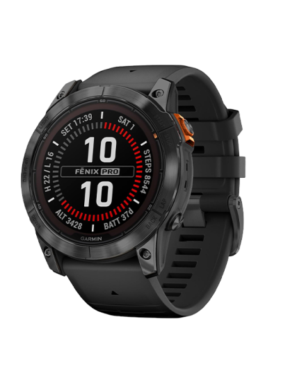 Watch Garmin Fenix 7X Pro Solar GPS 51mm Graphite Band - Slate Grey