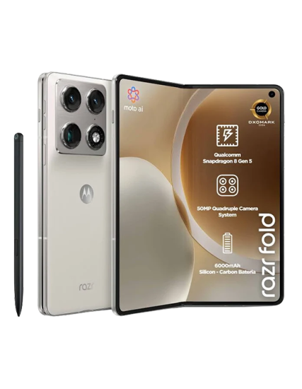 Motorola XT2651-1 Razr Fold 5G Dual Sim 16GB RAM 512GB - Lily White Motorola XT2651-1 Razr Fold 5G Dual Sim 16GB RAM 512GB - Lily White