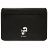 Karl Lagerfeld Saffiano Karl&amp;amp;Choupette case for a 14" laptop - black