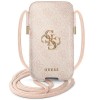 Guess 4G Big Metal Logo 6.7'' Handbag - Pink Guess 4G Big Metal Logo 6.7'' Handbag - Pink