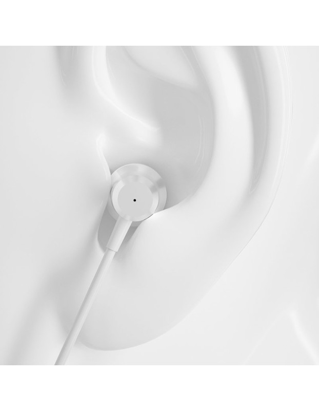 Dudao in-ear headphones headset with remote control and microphone 3.5 mm mini jack white (X10 Pro white)