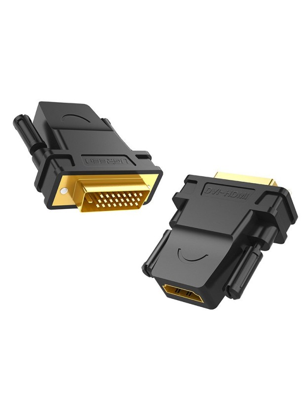 Ugreen HDMI adapter (female) - DVI 24 + 1 (male) FHD 60 Hz black (20124) Ugreen HDMI adapter (female) - DVI 24 + 1 (male) FHD 60 Hz black (20124)