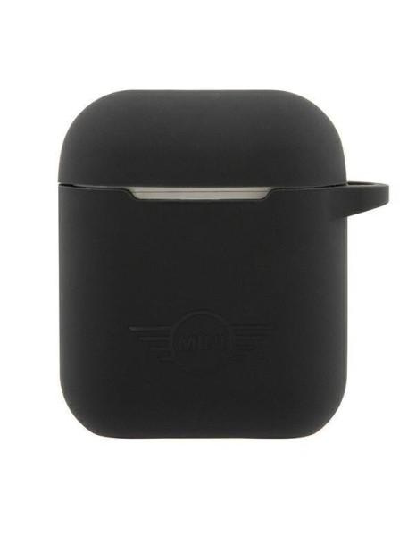 Mini MIACA2SLTBK AirPods cover czarny/black hard case Silicone Collection