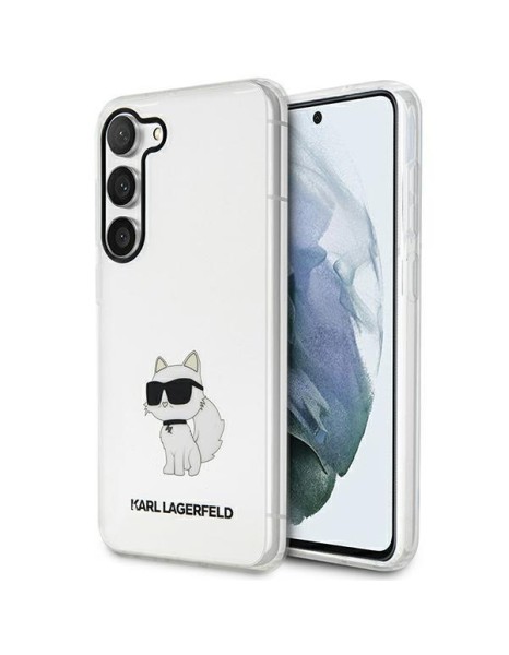 Karl Lagerfeld KLHCS23SHNCHTCT S23 S911 transparent hardcase Ikonik Choupette