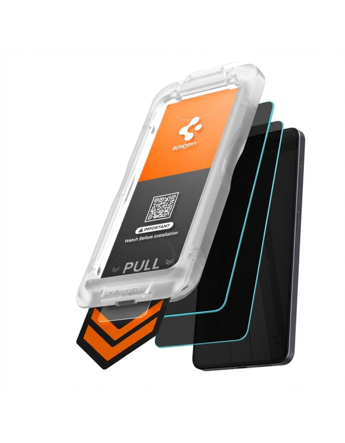 Spigen Glas.Tr Ez Fit Pro HD Privacy Glass 2-pack for Samsung Galaxy S26