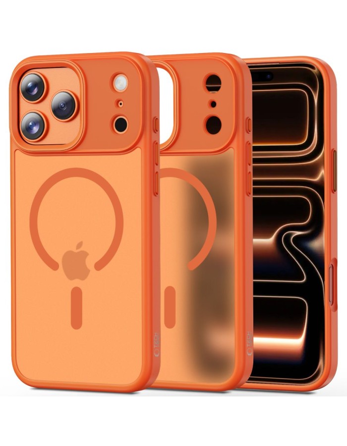 Tech-Protect MagMat MagSafe Case for iPhone 17 Pro Max - Orange Tech-Protect MagMat MagSafe Case for iPhone 17 Pro Max - Orange