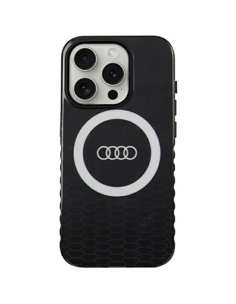 Audi IML Big Logo MagSafe case for iPhone 15 Pro - black