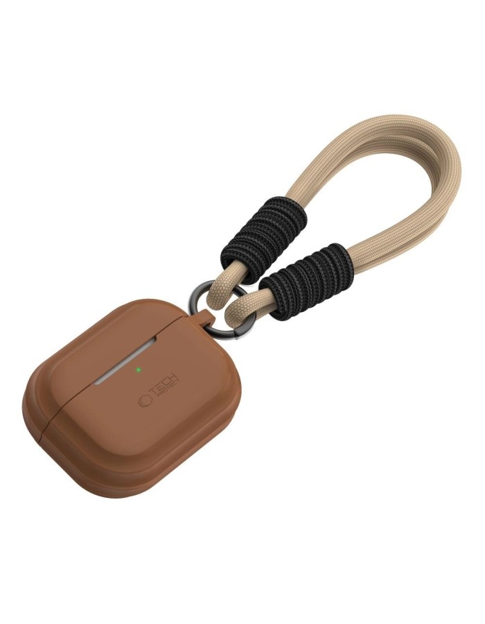 Tech-Protect Silicone Rope Case for Apple AirPods Pro 1 / 2 - Brown Tech-Protect Silicone Rope Case for Apple AirPods Pro 1 / 2 - Brown