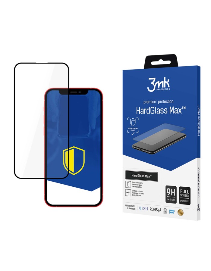 9H 3mk HardGlass Max™ glass for iPhone 13 9H 3mk HardGlass Max™ glass for iPhone 13