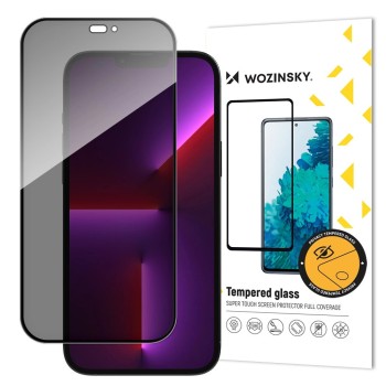 Wozinsky Privacy Glass tempered glass for iPhone 14 Pro Max with Anti Spy privacy filter