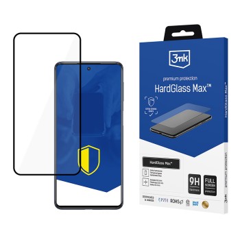 Reinforced 3mk HardGlass Max Black Tempered Glass for Samsung Galaxy M53 5G Reinforced 3mk HardGlass Max Black Tempered Glass for Samsung Galaxy M53 5G