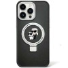 Karl Lagerfeld KLHMP15MHMRSKCK iPhone 15 Plus 6.7"black/black hardcase Ring Stand Karl&amp;amp;Choupette MagSafe