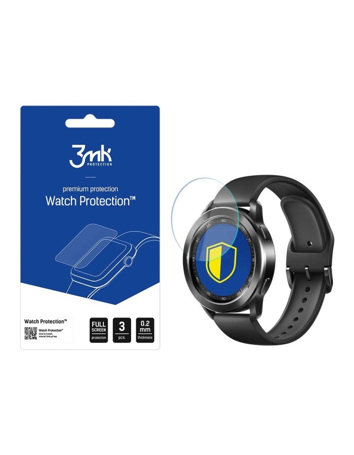 3mk Watch Protection™ hybrid glass v. FlexibleGlass Lite on Xiaomi Watch S3 3mk Watch Protection™ hybrid glass v. FlexibleGlass Lite on Xiaomi Watch S3