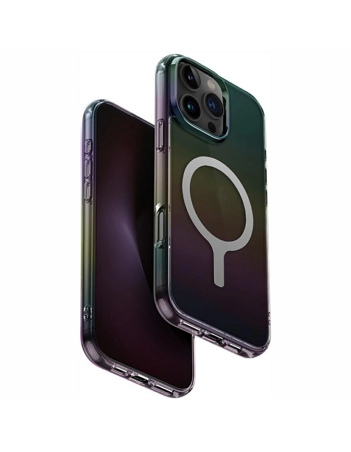 Uniq Iridescia Magclick Charging Case for iPhone 16 Pro Max - Black