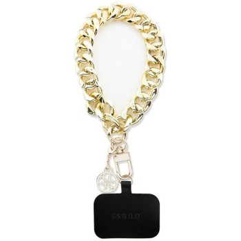 Guess GUOUCBMC4MD Universal Big HandStrap Phone Lanyard - Gold Guess GUOUCBMC4MD Universal Big HandStrap Phone Lanyard - Gold