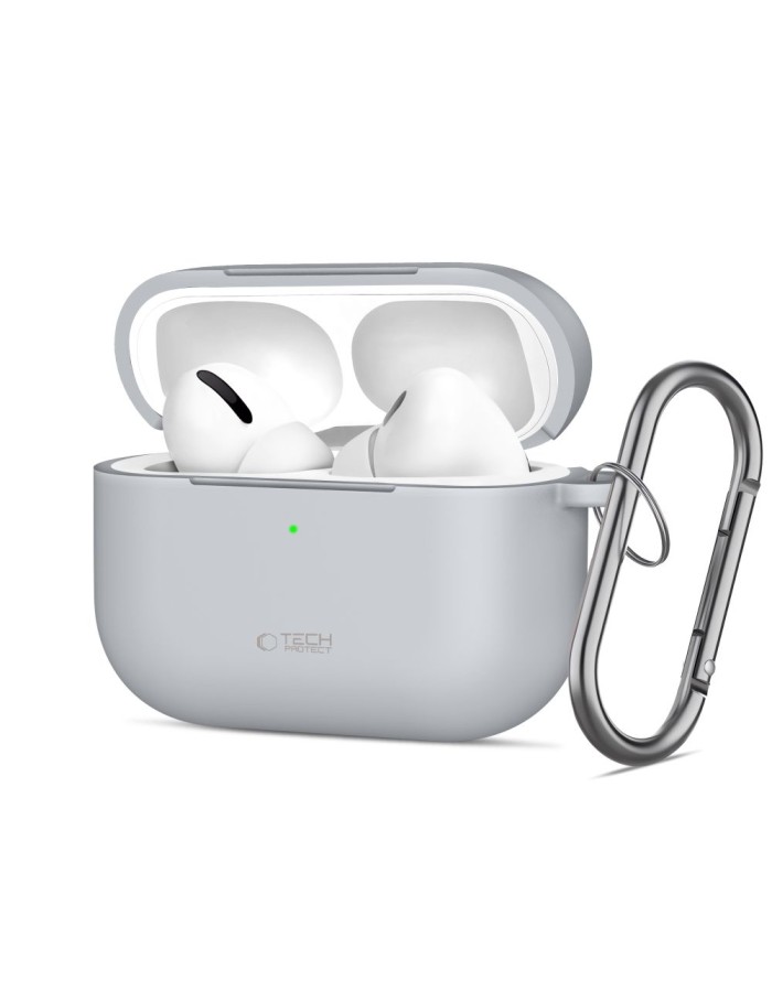 Tech-Protect Silicone Hook Case for AirPods Pro - Gray