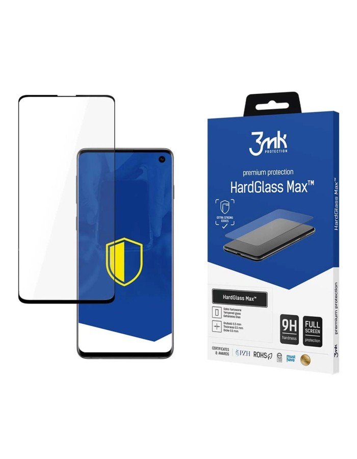 Tempered glass 3mk HardGlass Max FingerPrint for Samsung Galaxy S10