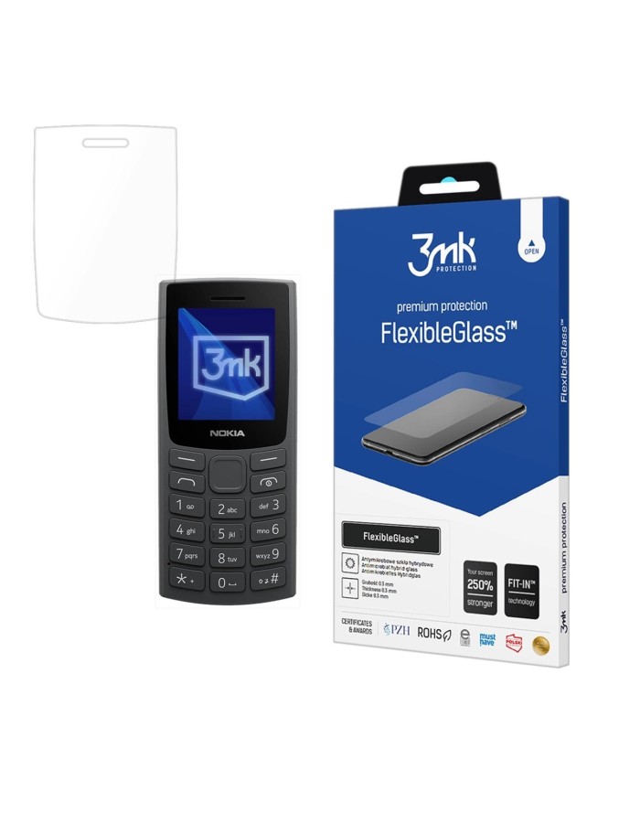 Hybrid glass 3mk FlexibleGlass for Nokia 105 (2023)