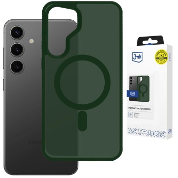 3mk Smoke MagCase for Samsung Galaxy S25 - Green-Translucent 3mk Smoke MagCase for Samsung Galaxy S25 - Green-Translucent