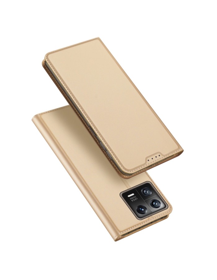 Dux Ducis Skin Pro Case Xiaomi 13 Flip Card Wallet Gold Stand Dux Ducis Skin Pro Case Xiaomi 13 Flip Card Wallet Gold Stand