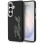 Karl Lagerfeld Grained Signature Metal Resin Logo Case for Samsung Galaxy S26 - Black