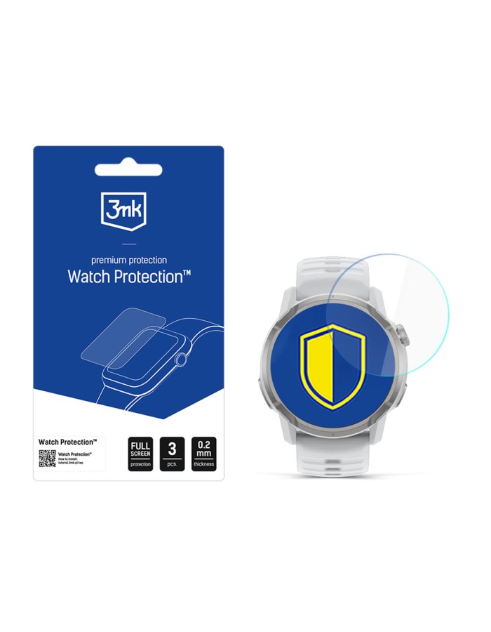 Hybrid glass for the display of the smartwatch 3mk Watch Protection FlexibleGlass for Coros Apex 4 42mm