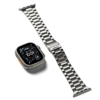 Ringke Metal One Air Bracelet for Apple Watch 8 / 9 / 10 / 11 / SE / Ultra (44 / 45 / 46 / 49 mm) - Silver Ringke Metal One Air Bracelet for Apple Watch 8 / 9 / 10 / 11 / SE / Ultra (44 / 45 / 46 / 49 mm) - Silver