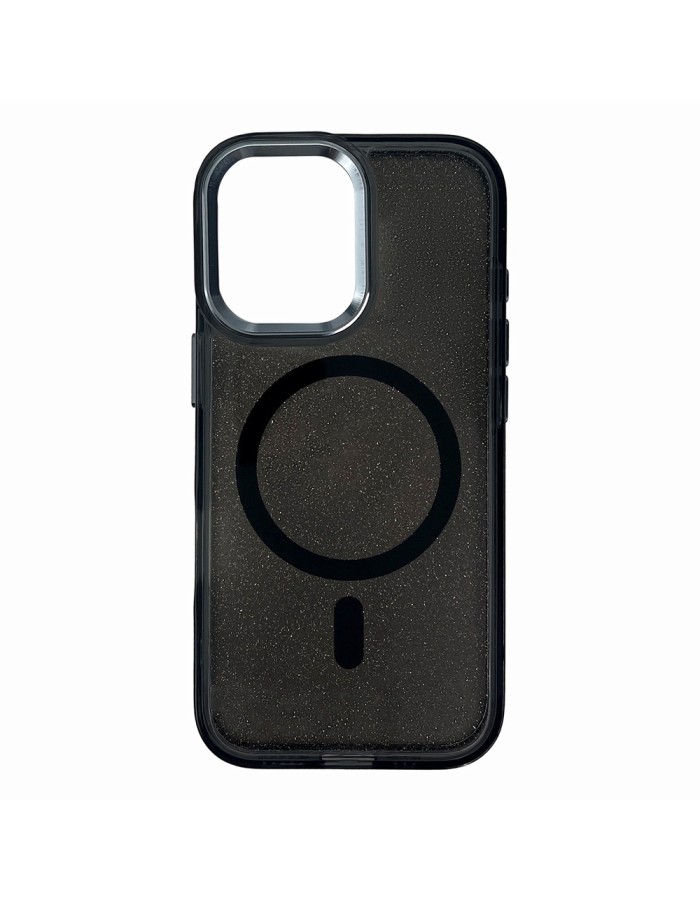 Glitter Case for Samsung Galaxy A37 Compatible with MagSafe - Black Glitter Case for Samsung Galaxy A37 Compatible with MagSafe - Black