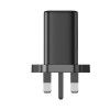 Joyroom JR-TCF10 fast charger 2x USB-C USB-A 32W (UK plug) - black Joyroom JR-TCF10 fast charger 2x USB-C USB-A 32W (UK plug) - black