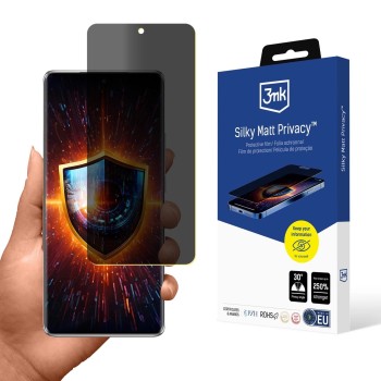 Privacy Screen Protector 3mk Silky Matt Privacy for Oppo Reno 11 Pro PJJ110 Privacy Screen Protector 3mk Silky Matt Privacy for Oppo Reno 11 Pro PJJ110