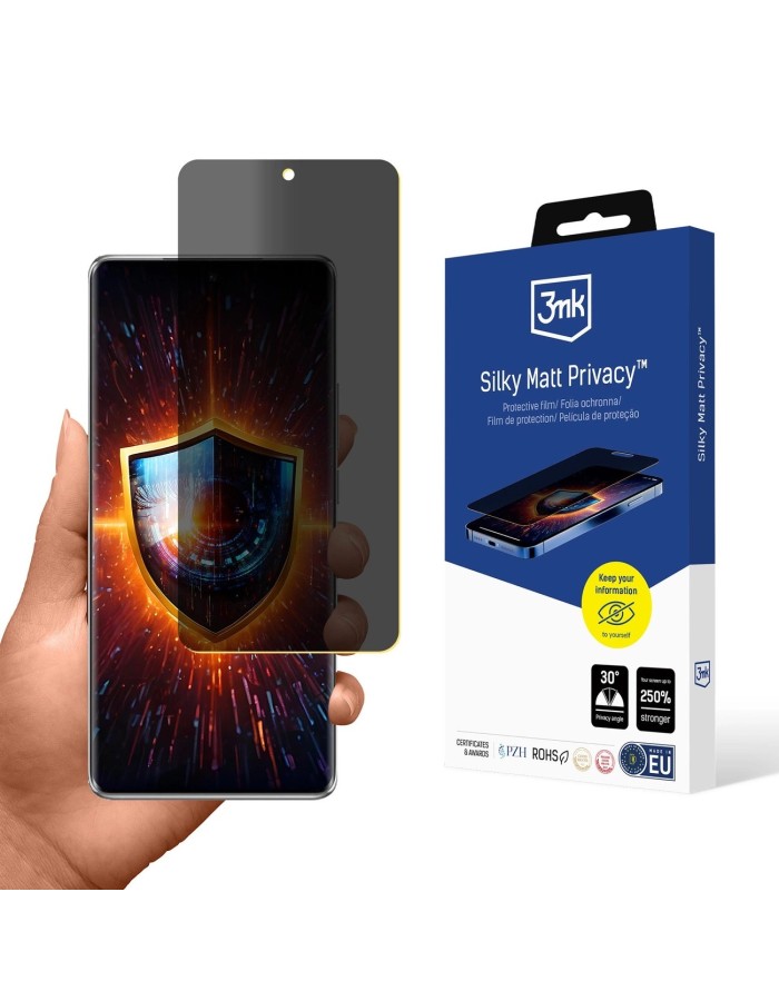 Privacy Screen Protector 3mk Silky Matt Privacy for Oppo Reno 11 Pro PJJ110