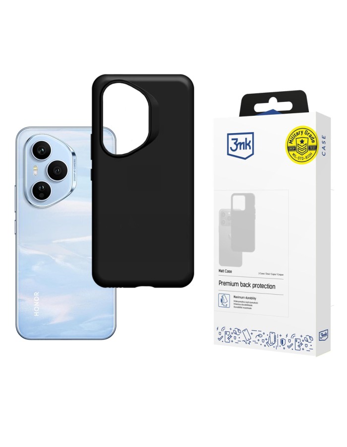 3mk Matt Case for Honor 400 PRO - black
