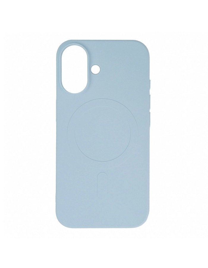 Liquid Silicone Case MagSafe for iPhone 16 - Blue Liquid Silicone Case MagSafe for iPhone 16 - Blue