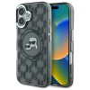 Karl Lagerfeld IML Monogram Karl &amp;amp; Choupette Head MagSafe iPhone 16 Case - Black