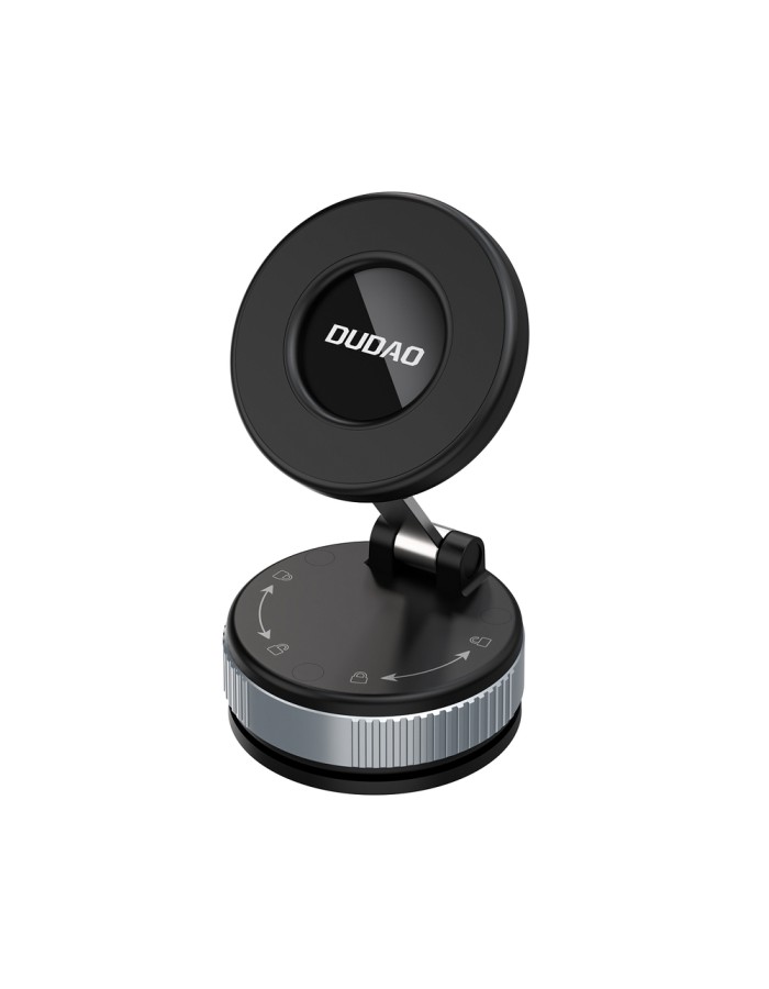 Dudao F24PRO MagSafe Compatible Car Holder with Suction Cup for Windshield or Dashboard - Black Dudao F24PRO MagSafe Compatible Car Holder with Suction Cup for Windshield or Dashboard - Black