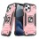 Wozinsky Ring Armor iPhone 14 Pro case armored cover magnetic holder ring gold