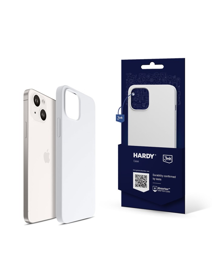 3mk Hardy Silicone MagCase for iPhone 14 Plus - White
