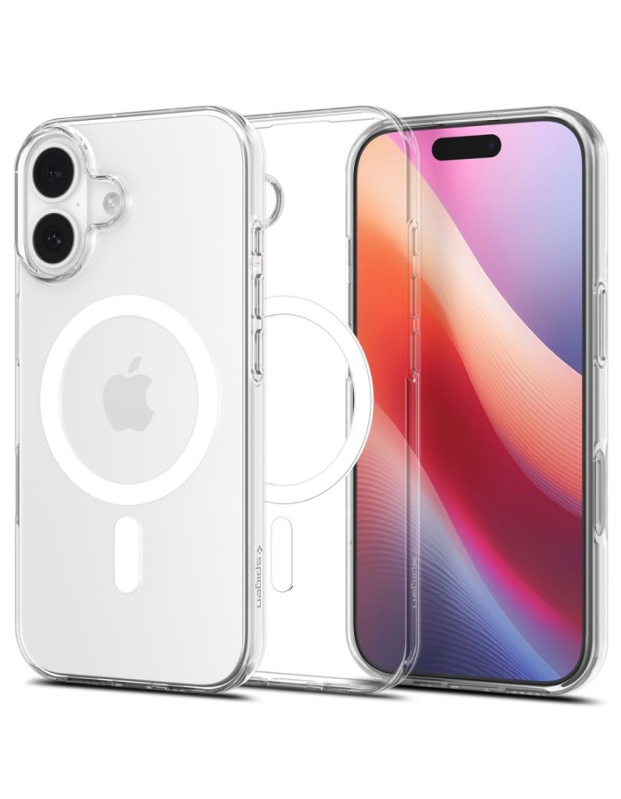 Spigen Liquid Crystal MagSafe Case for iPhone 17 - Clear and White Spigen Liquid Crystal MagSafe Case for iPhone 17 - Clear and White