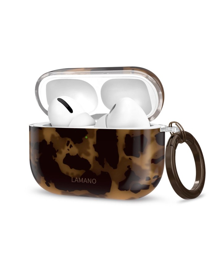 Tech-Protect Lamano case for AirPods Pro 3 - black and brown
