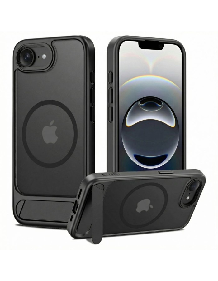 Tech-Protect MagRack MagSafe Case for iPhone 16e / 17e - Black Tech-Protect MagRack MagSafe Case for iPhone 16e / 17e - Black