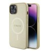 Guess GUHMP15MPSAHMCB iPhone 15 Plus 6.7" gold/gold hardcase Saffiano MagSafe Guess GUHMP15MPSAHMCB iPhone 15 Plus 6.7" gold/gold hardcase Saffiano MagSafe