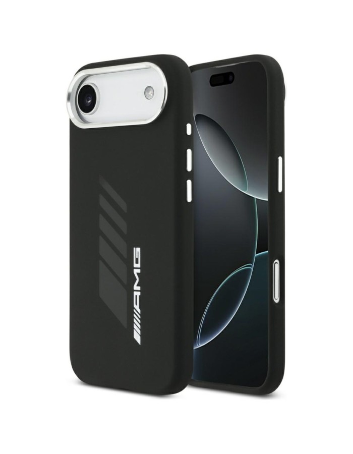 AMG Silicone Oversize Rhombs MagSafe Case for iPhone Air - Black